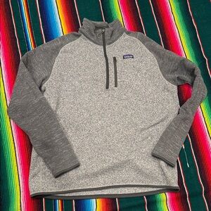 Patagonia Men's Zip-Up Sweater in Gray
